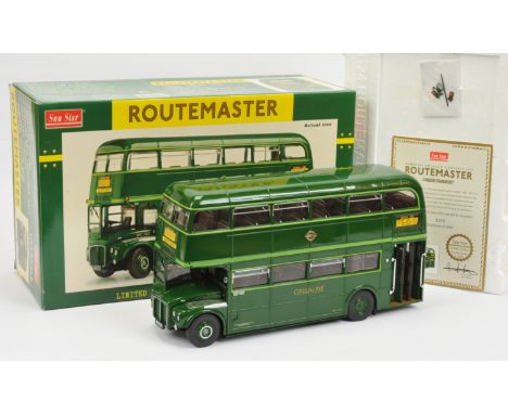 Sun Star Boxed 1:24 Scale 2904: RMC 1453-453 CLT, The Original Green Line Routemaster Coach, Limited Edition 3109/5000, altho