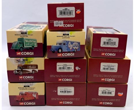 Corgi "Collection Heritage" Boxed 1:43 &amp; 1:50 Scale Commercial Group, to include 73502 Berliet GLR Grande Echelle "Marsei