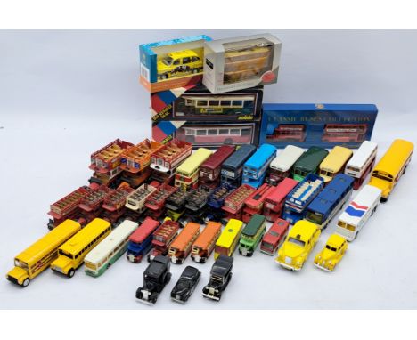 Corgi, EFE, Solido &amp; Similar, Boxed &amp; Unboxed Bus, Tram and Taxi Group, to include Solido Renault TN6C Bus, Corgi CC8