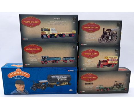 Corgi Boxed 1:50 Steam Related Group, comprising of Vintage Glory of Steam &amp; Dibnah's Choice, to include 22402 Bedford TK