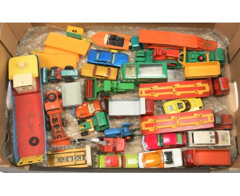 Matchbox, a mixed group of Kingsize and Super Kings and Speed Kings of Commercial vehicles to include, Speed Kings K-33 Citro