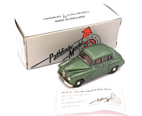 Pathfinder Models 1:43 Scale PFM21 Humber Hawk Mk. IV, Limited Edition 368/600, Excellent, within Good to Good Plus box. See 