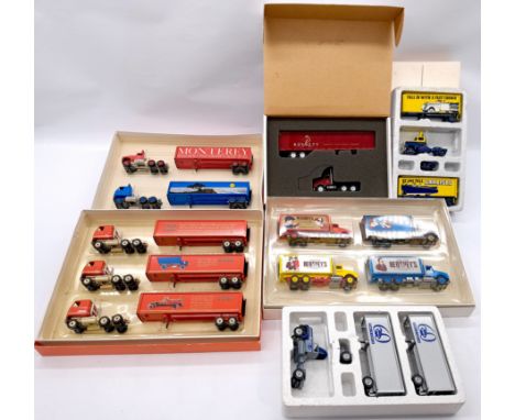 Winross Boxed 1:64 Scale Truck &amp; Trailer &amp; Multi Vehicle Set Group, to include The Story of Mack Trucks 1914 - 1918, 