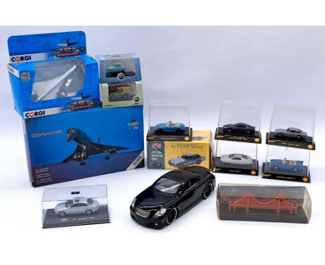 Corgi, Oxford Diecast, Schabak &amp; Similar Mixed Boxed Group, to include Schabak 1/250th scale Concorde, Corgi Concorde, Ox