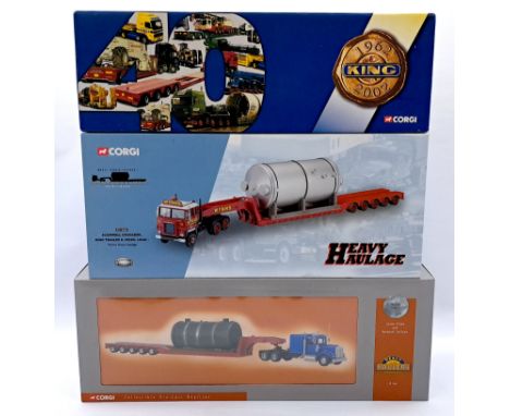 Corgi Boxed 1:50 Scale Commercials Group to include Heavy Haulage CC12604 Scammell Crusader, King Trailer &amp; Vessel Load "