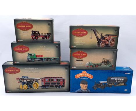 Corgi Boxed 1:50 Steam Related Group, comprising of Vintage Glory of Steam &amp; Dibnah's Choice, to include CC20101 Fowler B