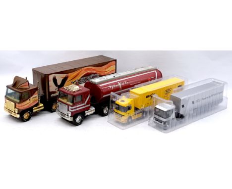 Nylint, Eligor Truck &amp; Trailer Group, to include large scale Nylint Fuel Tanker, Eligor 1:43 scale Mercedes-Benz Actros "