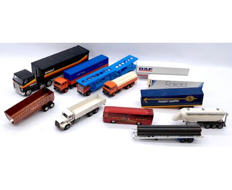 Conrad, Buddy L, Lion Car &amp; Similar Unboxed Commercial Group, to include Conrad No.3776 1/50th scale Volvo NL10 Dropside 