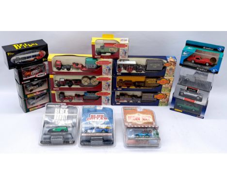 Corgi, Greenlight, Solido &amp; Similar Boxed &amp; Carded Mixed Scale Vehicle Group, to include Corgi Mini Mania &amp; Mini 