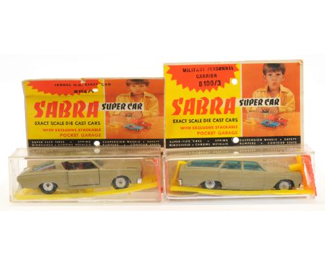 Gamda Sabra, a boxed pair of Military Vehicles to include, 8114/1 Israel Staff Car and 8100/3 Military Personnel Carrier. - G