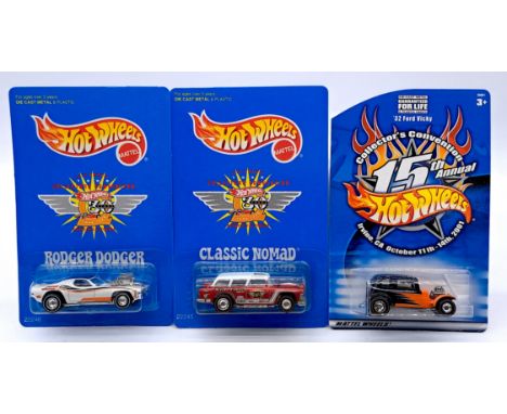 Mattel Hot Wheels Collector's Convention Models, to include 1998 12th Annual Collector's Convention Classic Nomad, 1998 12th 