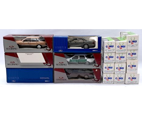 Schabak Modell &amp; Corgi Boxed Vehicle Group, to include Schabak Modell 1:25 scale Ford group and Corgi Mobil Performance C