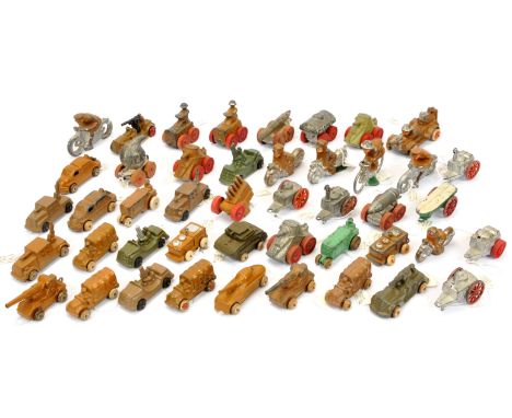 A mixed Military Group of Motorbikes and other Vehicles to include; Barclay BR7 Army Tank Truck, Barclay B934 Motorcylist Pos