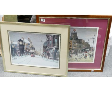Two Large Signed Arthur Delaney Prints(2): smaller item being limited edition(2)