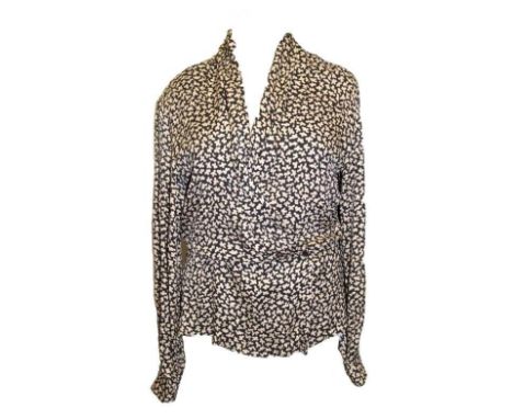 Vintage Giorgio Armani 100% Silk Blouse, approx. size 12 