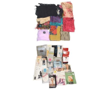 Ladies Boxed As New Tights &amp; Stockings incl. Christian Dior, No.7, Etam, Principles, Jonelle etc. &amp; Ladies Scarves in