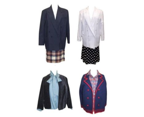 Ladies Vintage Jackets, Skirts &amp; Blouse incl. Eastex, St. Michael, Etam, Glenscot kilt, etc. &amp; Monet Ltd. dark blue/r