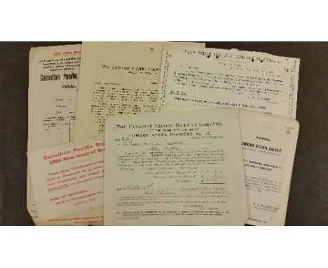 RAILWAY, Canadian selection, inc. Canadian National Railways rule booklet (cover missing), Grand Trunk Railway Company intere