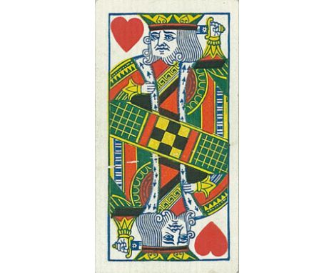 DUKE, Playing Cards, hearts, no numerals, generally VG, 9