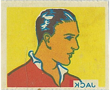 FOOTBALL, early transfers, Jack (Arsenal), 1932/3, 38 x 32mm, serrated to top & bottom edges, EX
