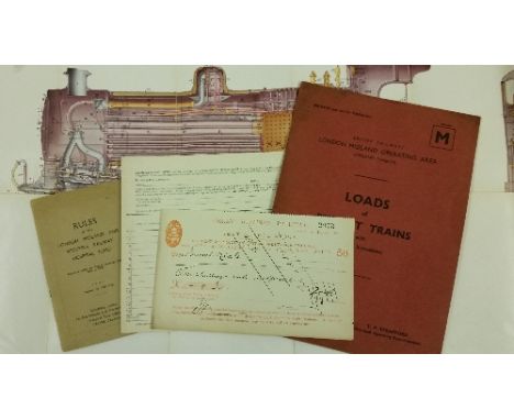 RAILWAY, selection, inc. Eastern Region timetable for freight trains Oct 1968-May 1969, freight notices; Great Western maps, 