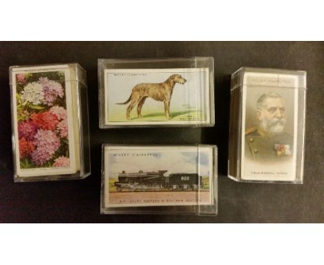 WILLS, complete (10), inc. Allied Army Leaders, Speed (1930), Dogs, railway (2), floral etc., G to VG, 500