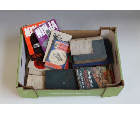A BOX OF INTERESTING MISCELLANEOUS BOOKS, PAMPHLETS AND EPHEMERA to include 'Handy Guide for Pork Butchers' 1908, 'Anecdotes 