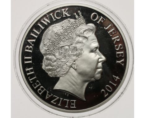 CPM Coin Portfolio Management JERSEY Elizabeth II silver £10 2014 struck to commemorate the Centenary of the First World War 