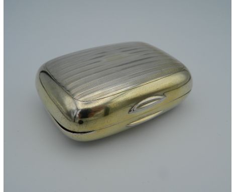 A vintage Gorham sterling silver travelling gentleman's soap box.