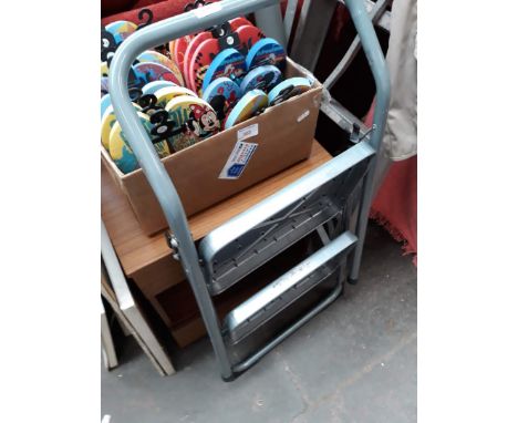 Metal step ladders 
