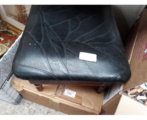 A boxed Boots slide projector and a small stool with a drawer. 