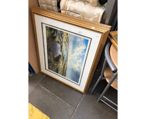 Pictures comprising a pair of limited edition signed prints after Rex Preston, another print after Dipnall  and an oil on can