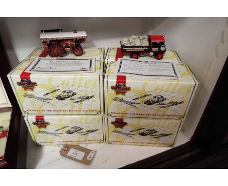 A group of eight Matchbox collectables die-cast motor vehicles to include Yorkshire Steam Wagon, Showmans Engine etc