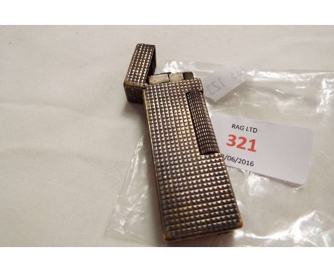 A vintage Dunhill plated lighter
