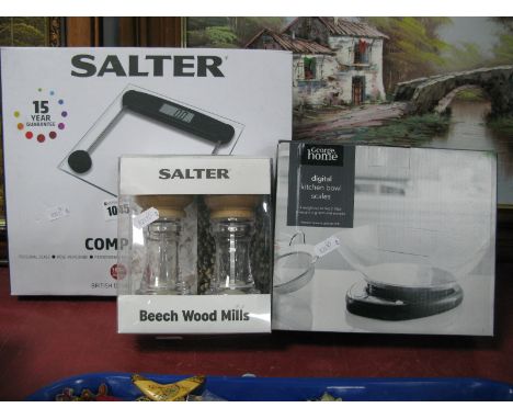 Three Household Items, scales, etc.