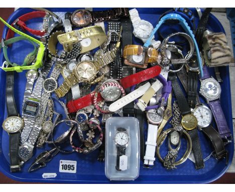 A Selection of Ladies Wristwatches, including Sekonda, Citron, Oasis, Identity, Casio, etc:- One Tray