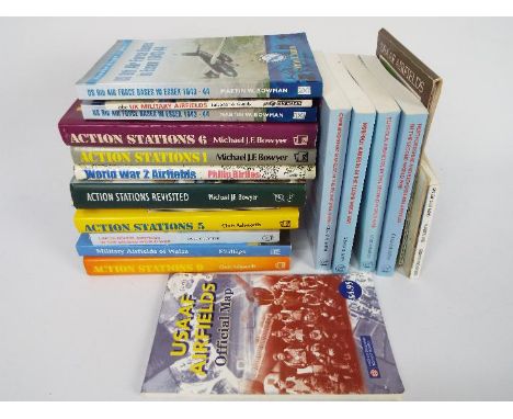 15 x military books - Lot includes an 'Action Stations' Book by Chris Ashworth, a 'Gateway to Victory' book by Eddy Florentin