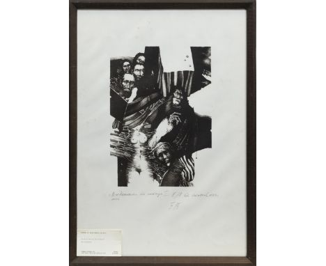 BULGARIAN SCHOOL, UNTITLED print on paper, signed, titled, dated 1984, and numbered iii/x 32cm x 25cm Mounted, framed and und
