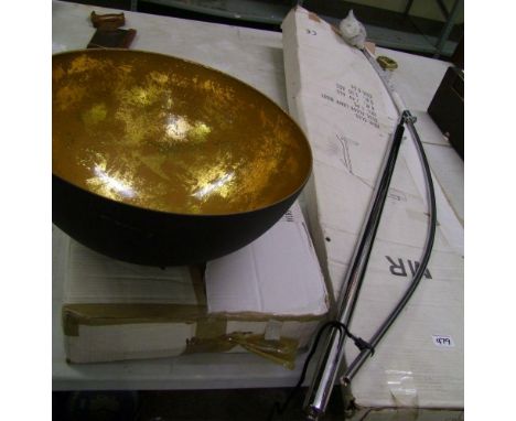 Floor standing designer extending floor lamp: part missing 