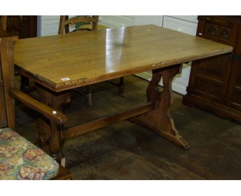 Light Oak Rectory Table: 