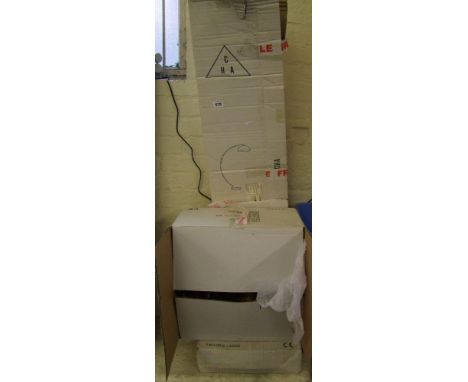 Floor standing designer extending floor lamp: boxed 