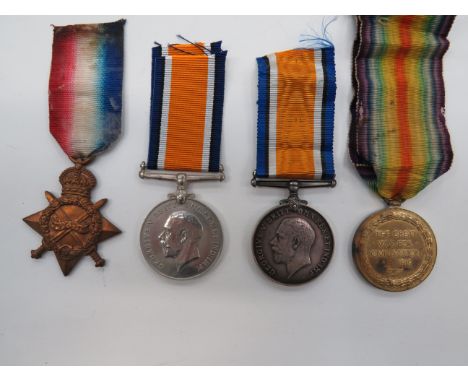 WW1 AVC Medal Pair  silver War medal and Victory medal named “SE-17902 Pte J Caton AVC”.  Together with 1914/15 Star named “1