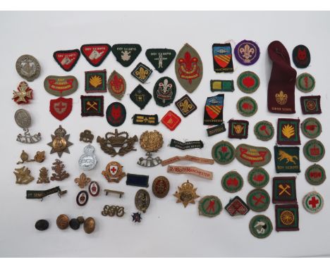 Small Selection of Boy Scout Proficiency Badges  various periods including Camping ... Photography ... Handyman ... Swimming 