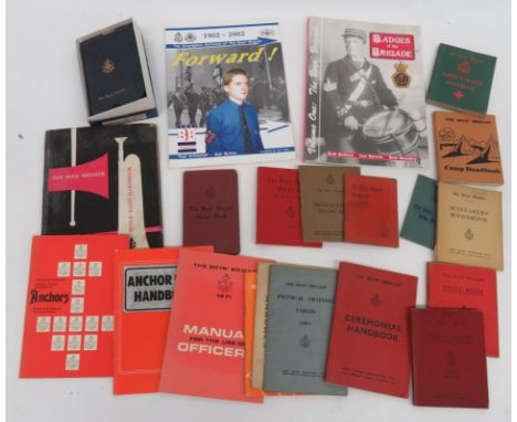 Selection of Boys’ Brigade Manuals  including Camp Handbook ... Ambulance Handbook ... Wayfarers Handbook ... Drill Book ... 