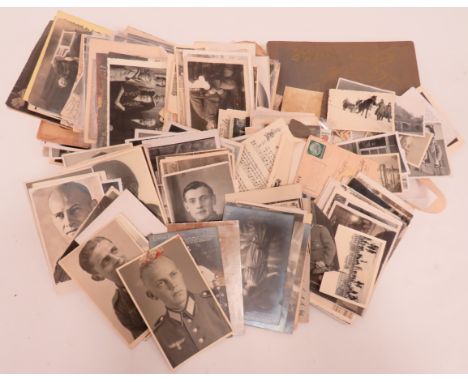 Good Quantity of German Military Photographs  mostly postcard size, including Luftwaffe ... Luftwaffe flight crew ... Army Of