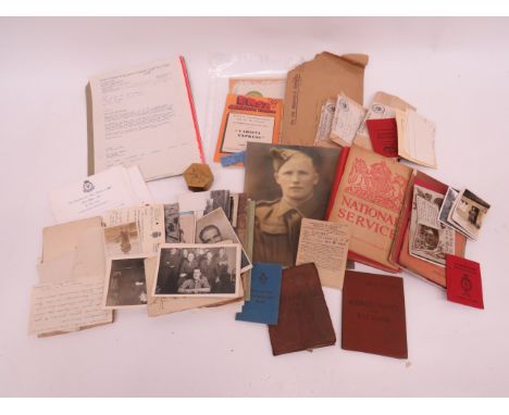 Good Selection of Various Military Paperwork and Photos  including selection of post war telegrams relating to Pte McDonald R