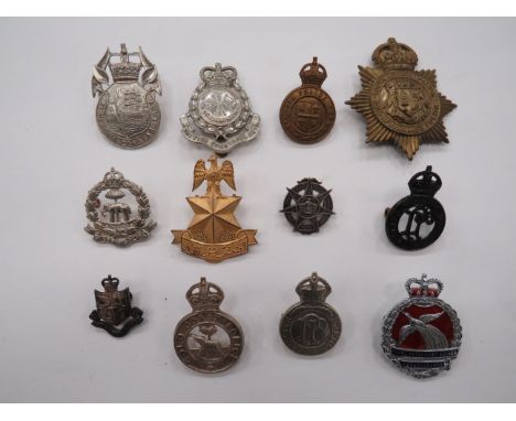 Small Selection of Colonial Police Badges including KC white metal Gold Coast Police ... KC white metal Palestine Police ... 