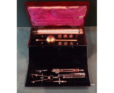 A mahogany cased Sikes' hydrometer, no. 7658, by Loftus, Oxford Street, London, together with a 20th century Technical B201 c