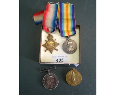 A pair of WWI medals to 2777 Driver W. S. Maggs, together with a 1914-15 Star to the same soldier and a George V medal for Br