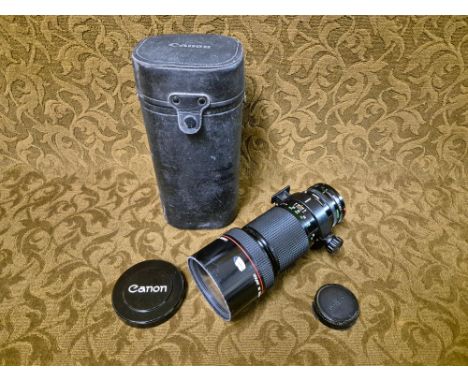 Canon Lens FD 300mm 1:4 and tripod collar.